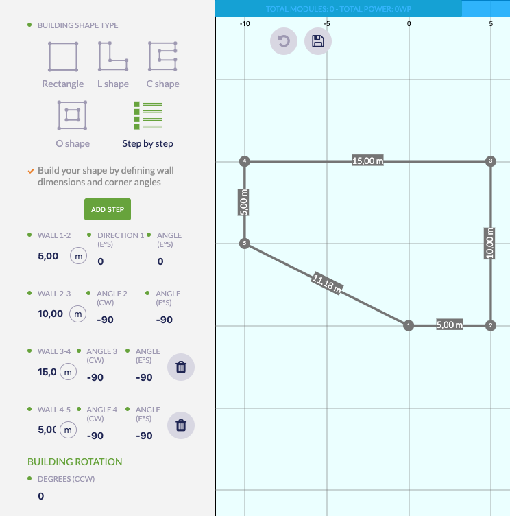 Building Creation
Modes