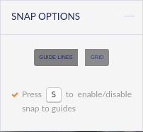 Snap disabled